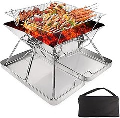 Conoce las características de una parrilla para barbacoa plegable
