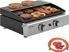 Planchas de gas de 2 quemadores