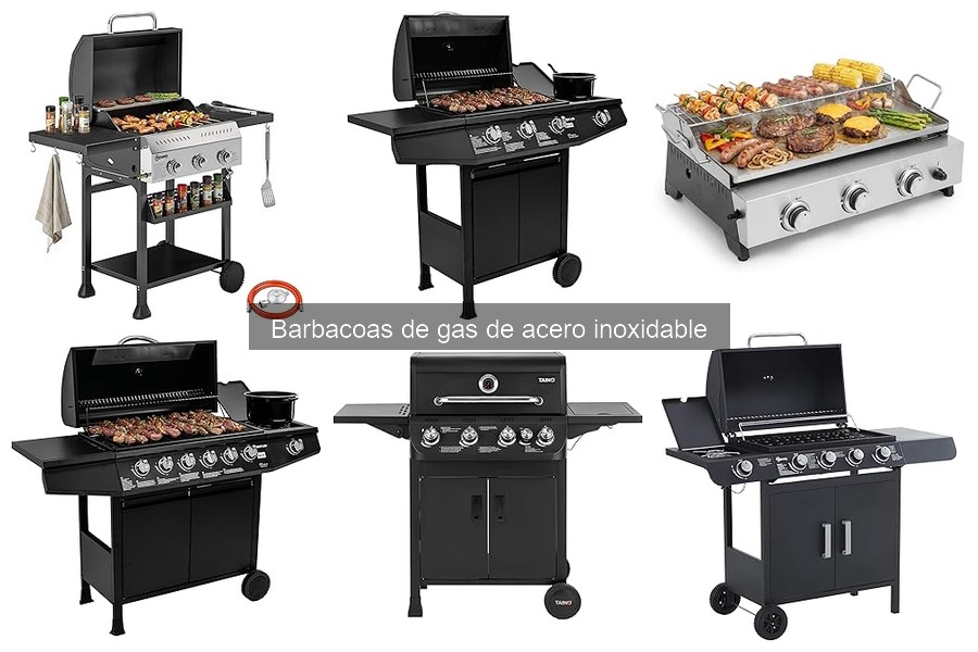 Accesorios esenciales para barbacoas de gas de acero inoxidable