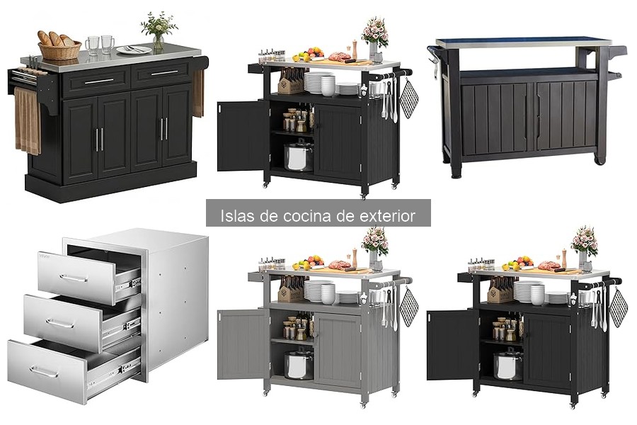 Accesorios imprescindibles para islas de cocina de exterior