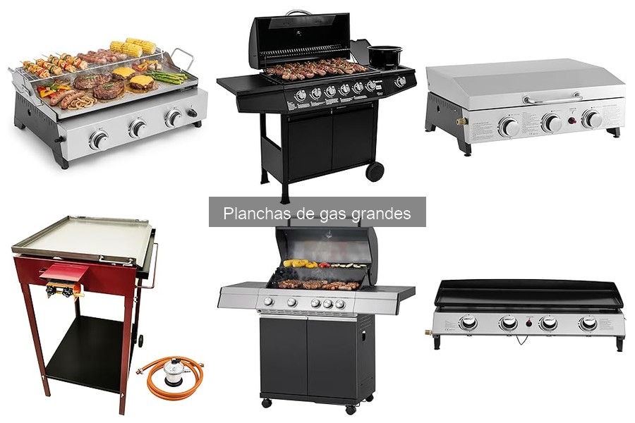 Accesorios imprescindibles para planchas de gas grandes