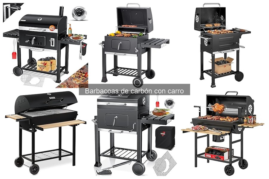 Accesorios indispensables para barbacoas de carbón con carro