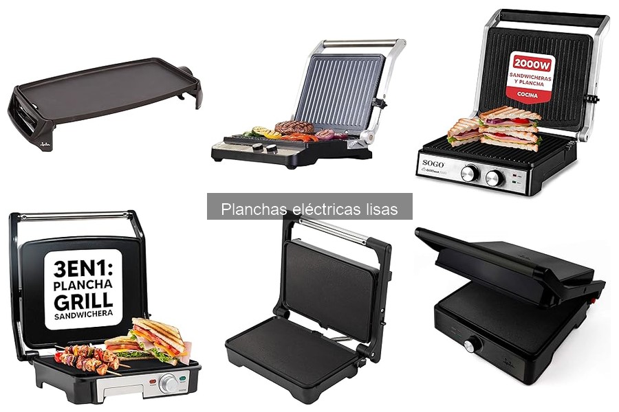 Alimentos que puedes cocinar en planchas eléctricas lisas