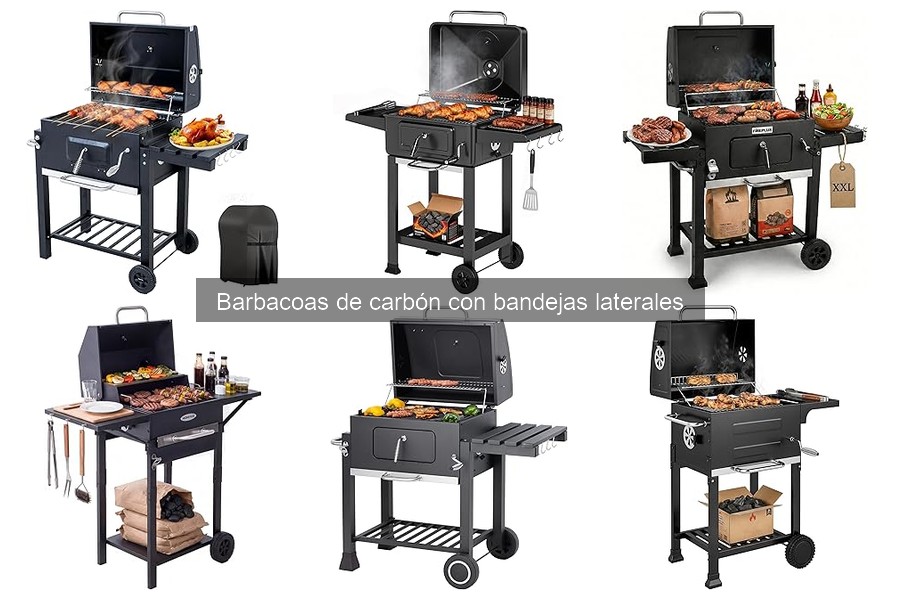 Alternativas a barbacoas de carbón con bandejas laterales