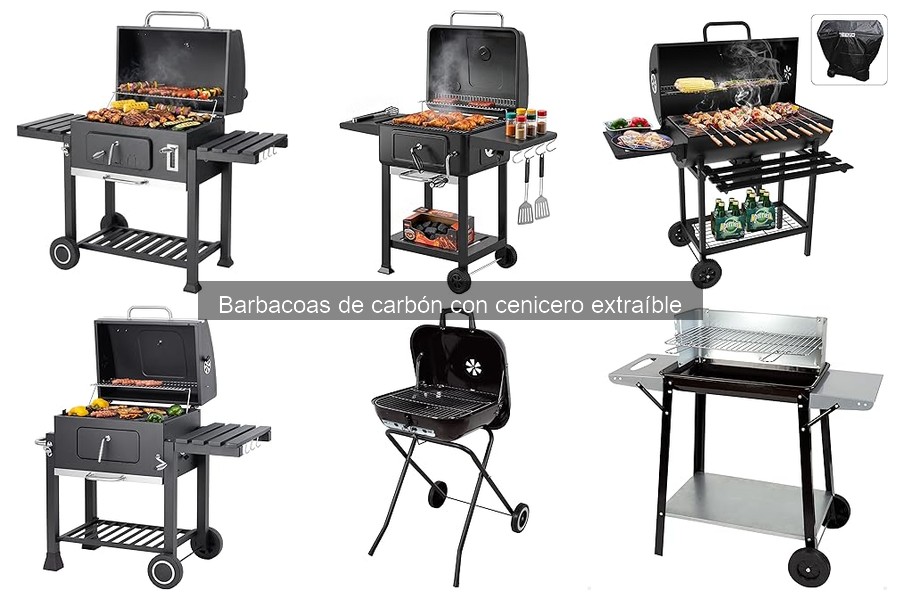 Alternativas a barbacoas de carbón con cenicero extraíble