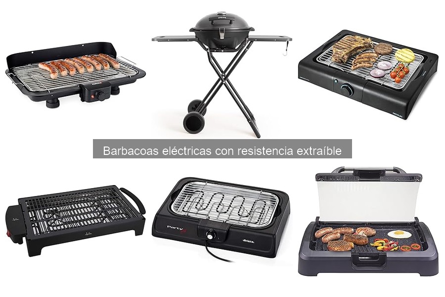 Alternativas a Barbacoas Eléctricas con Resistencia Extraíble