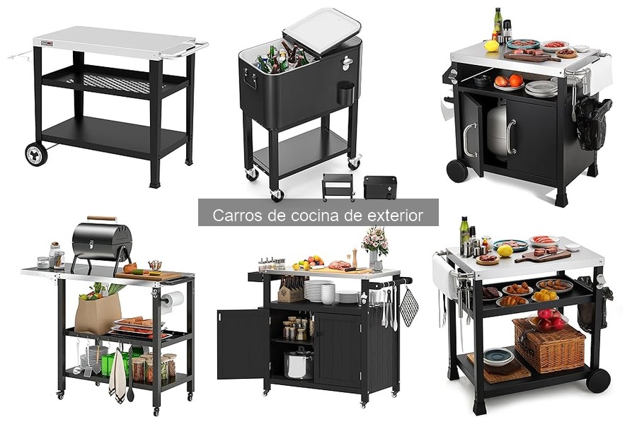 Alternativas a carros de cocina de exterior: descubre opciones