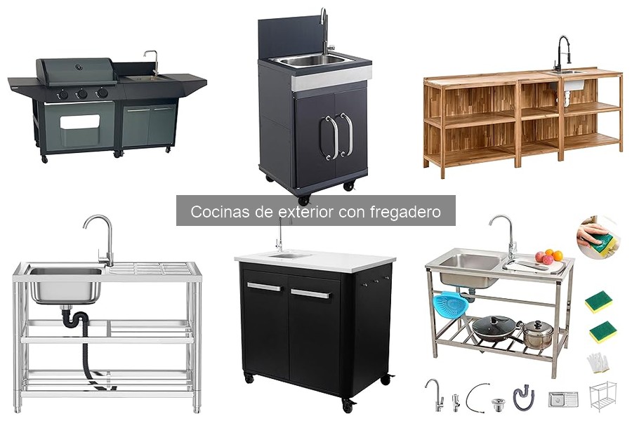 Alternativas a cocinas de exterior con fregadero para tu jardín