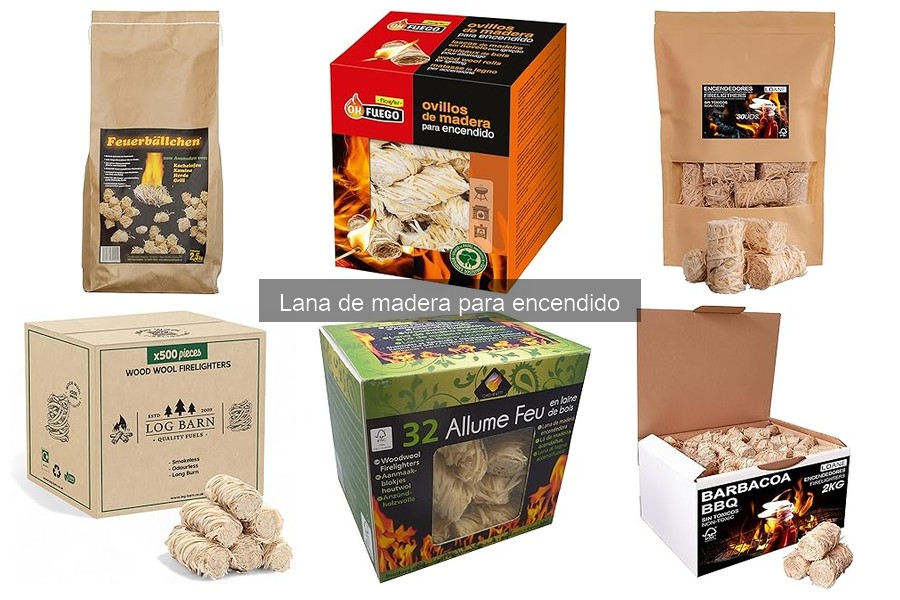 Alternativas a la lana de madera para encendido de BBQ