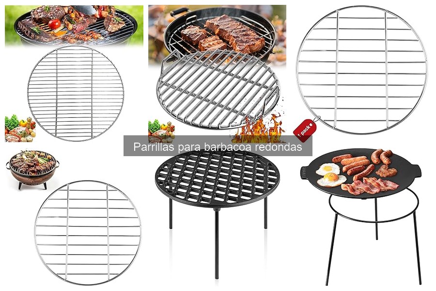 Alternativas a la parrilla redonda para asar en barbacoas