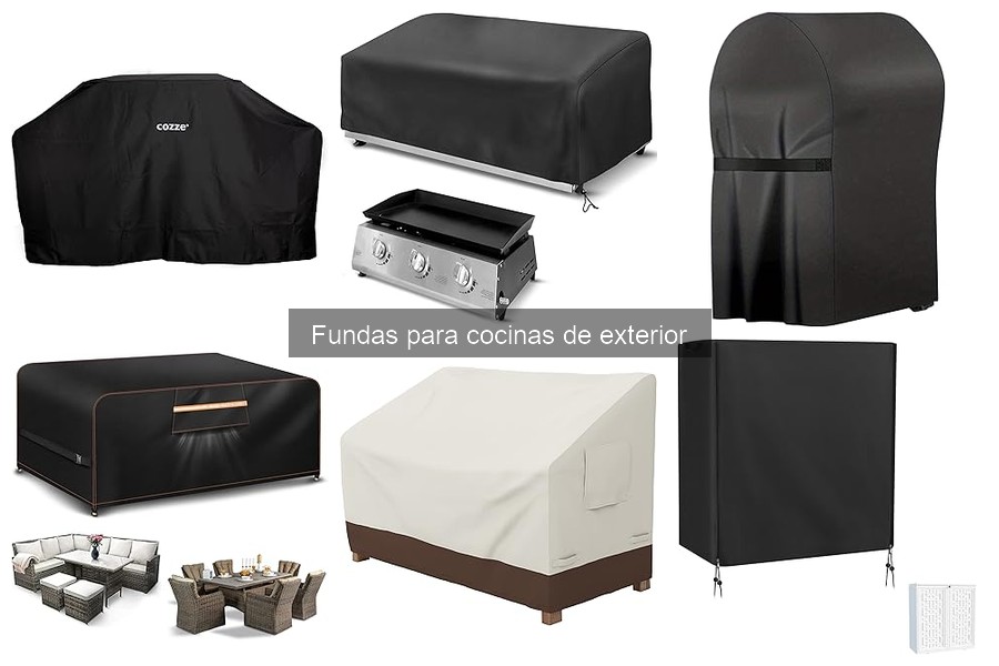 Alternativas a las fundas para cocinas de exterior