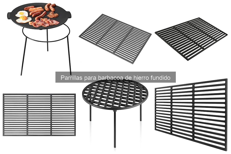 Alternativas a las parrillas de hierro fundido para BBQ