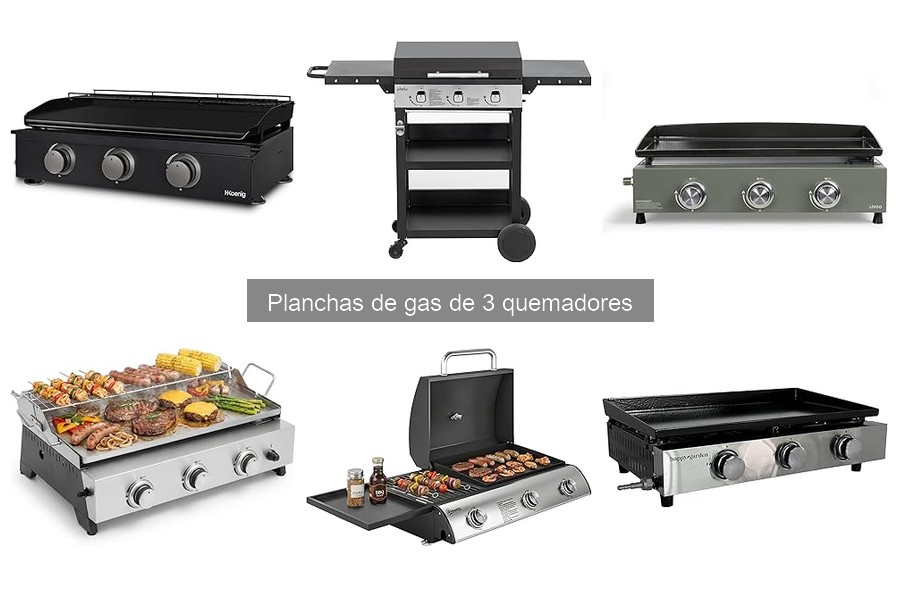 Alternativas a las Planchas de Gas de 3 Quemadores