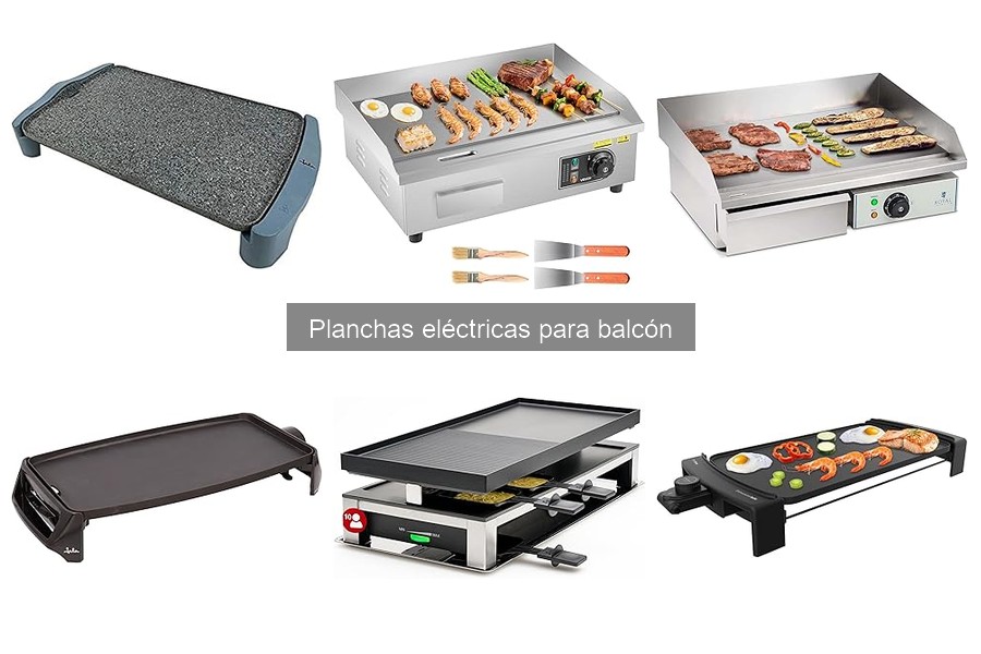 Alternativas a las planchas eléctricas para cocinar en balcón