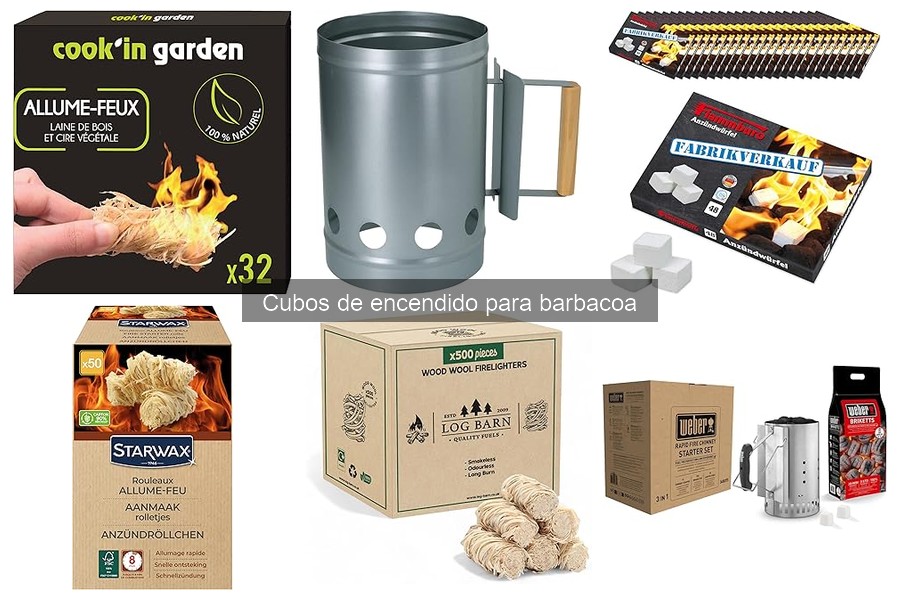 Alternativas a los cubos de encendido para barbacoa