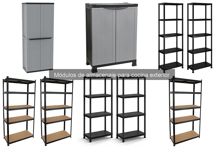 Alternativas a Módulos de Almacenaje para Cocina Exterior