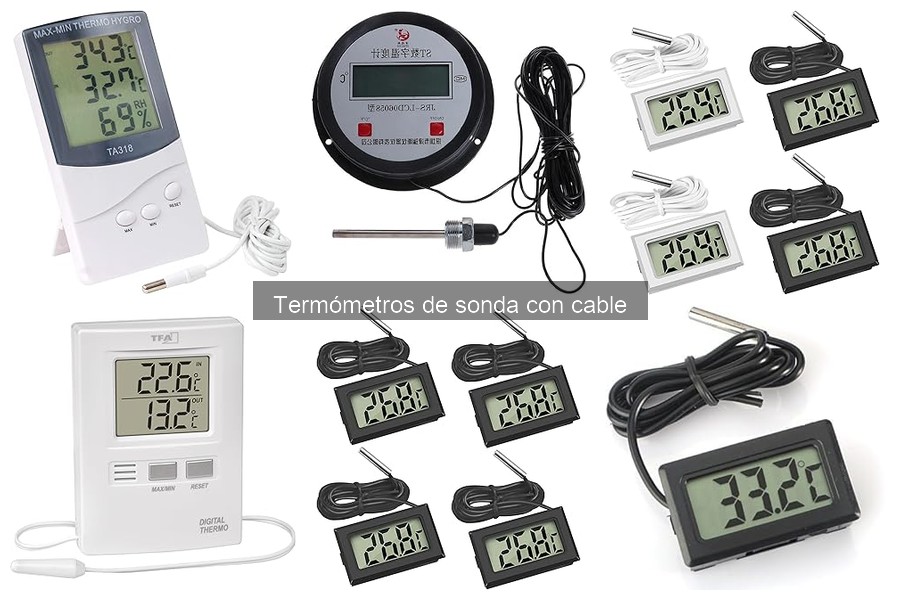 Alternativas a termómetros de sonda con cable para cocinar