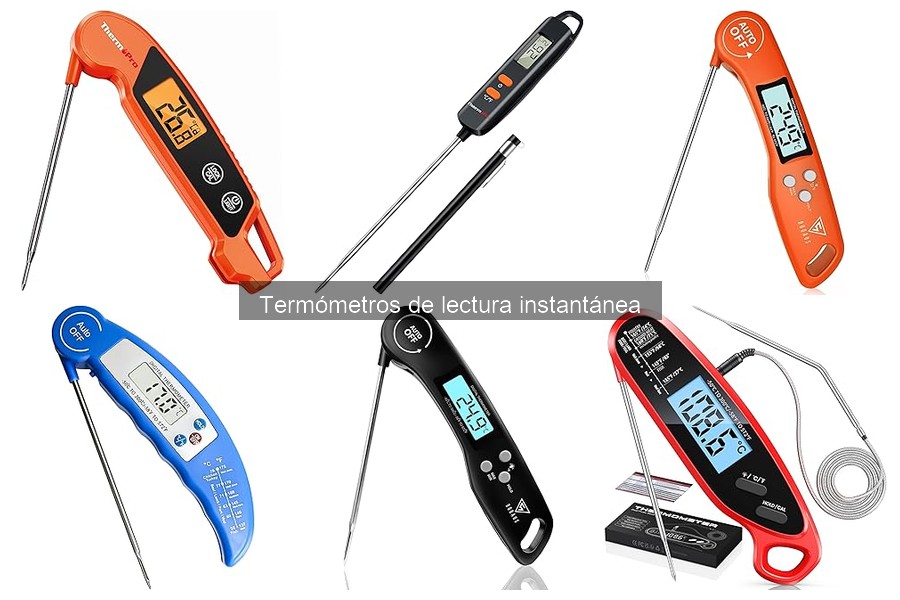 Alternativas al termómetro de lectura instantánea para cocinar