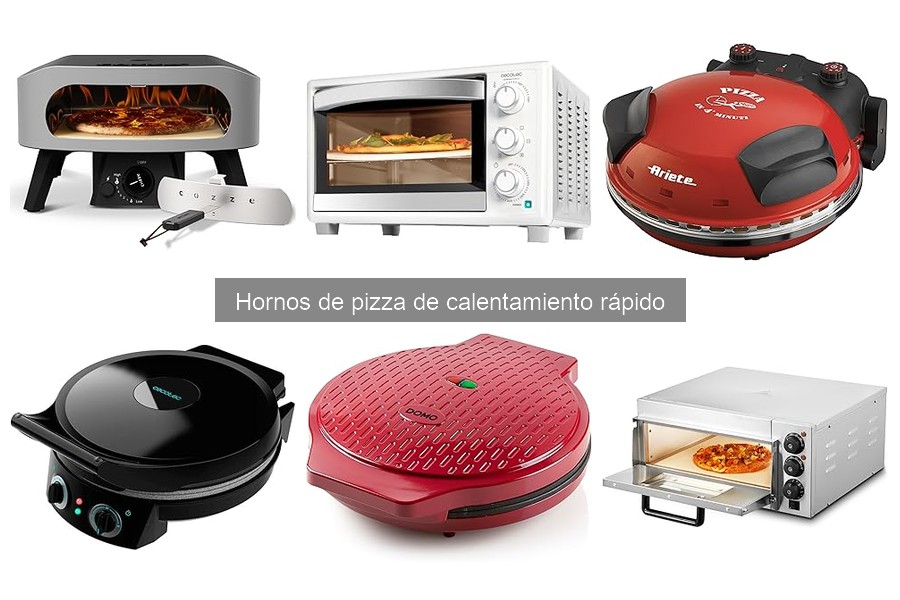 Características clave de hornos de pizza de calentamiento rápido
