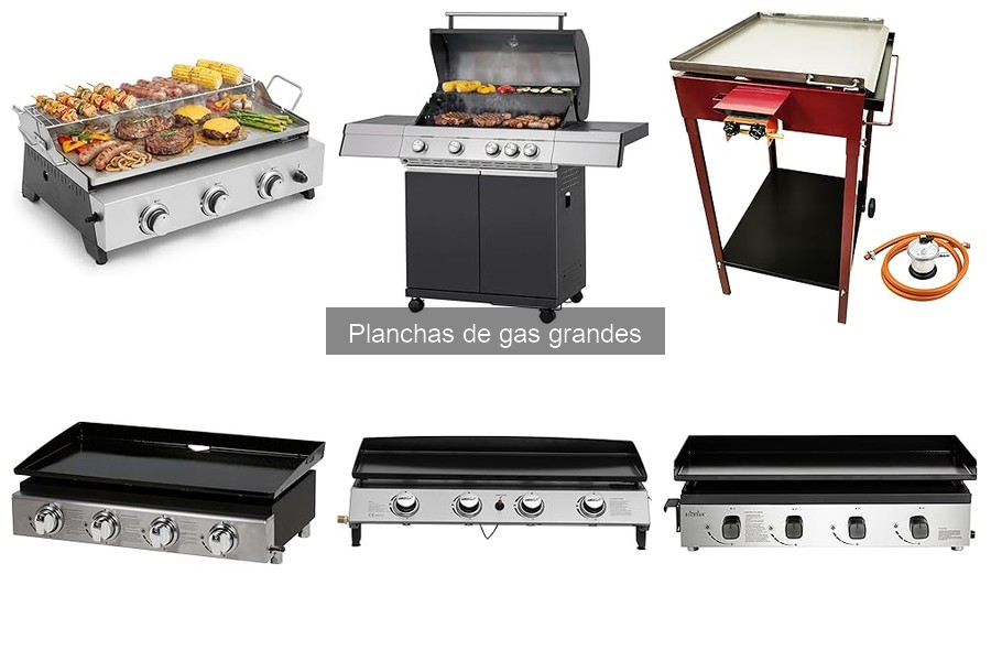 Características Esenciales de Planchas de Gas Grandes