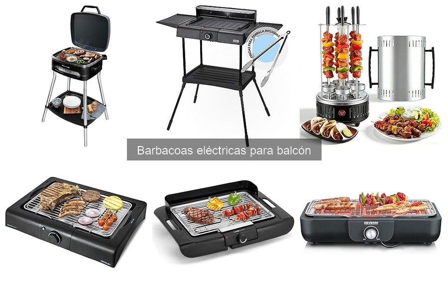 Comidas ideales para barbacoas eléctricas en balcón