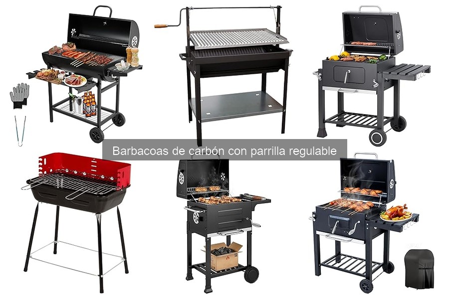 Cómo elegir el carbón ideal para barbacoas con parrilla regulable