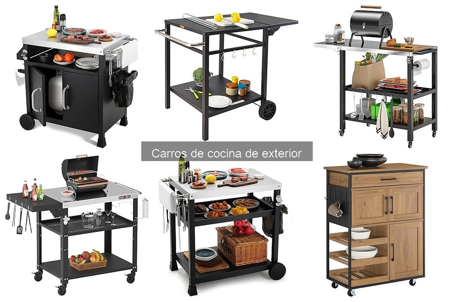 Cómo elegir el carro de cocina de exterior perfecto para tu jardín