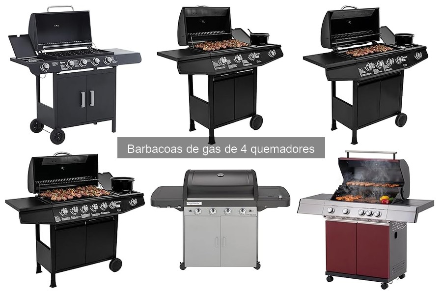 Cómo elegir la mejor barbacoa de gas de 4 quemadores