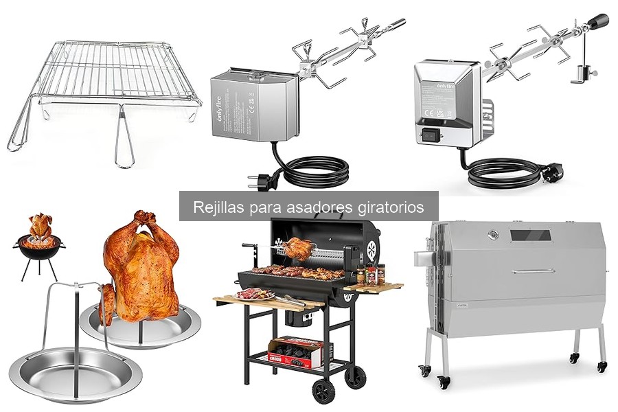Cómo elegir la mejor rejilla para asadores giratorios