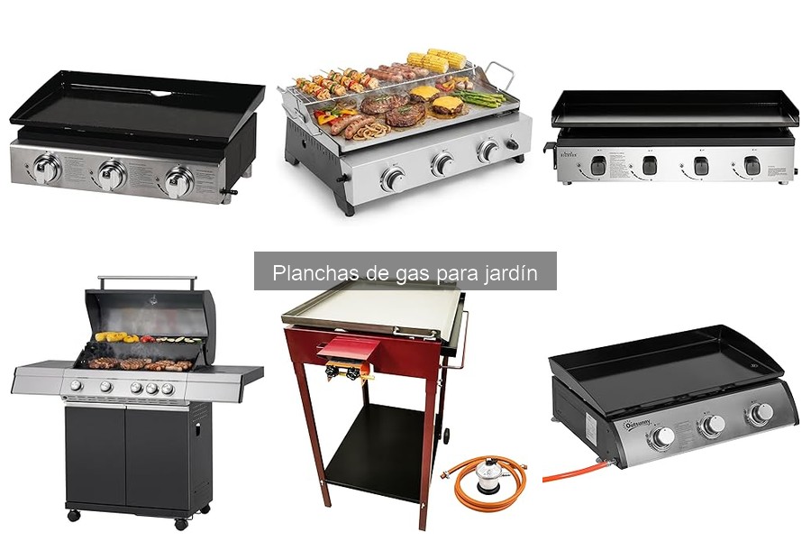 Cómo elegir una plancha de gas para jardín: guía de compra