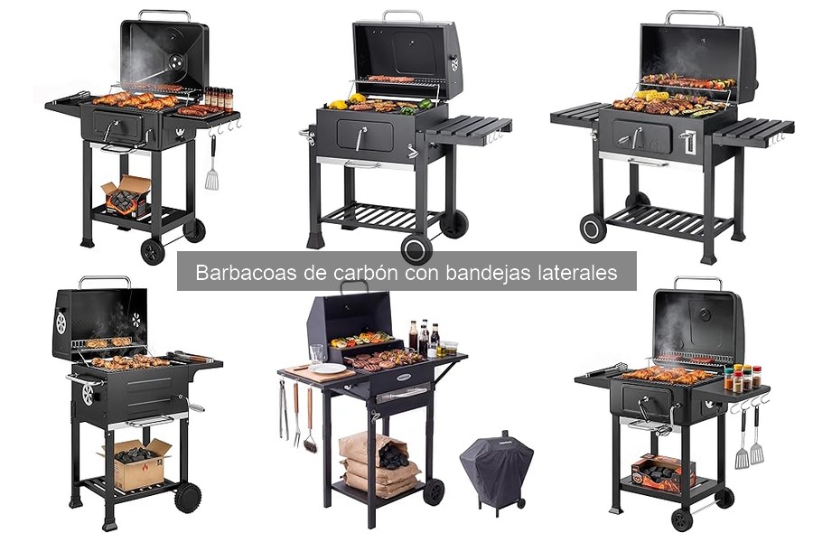 Cómo ensamblar una barbacoa de carbón con bandejas laterales