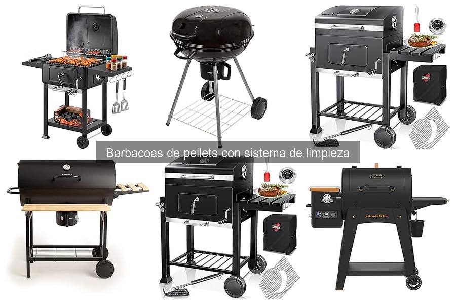 Cómo funciona el sistema de limpieza en barbacoas de pellets
