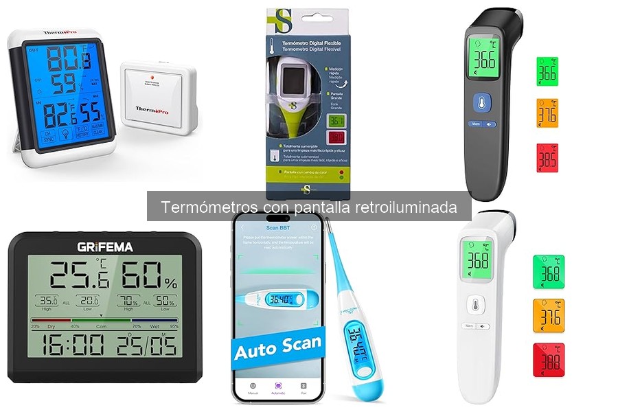 Cómo mantener tu termómetro con pantalla retroiluminada