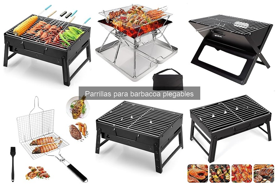 Cómo montar y usar una parrilla plegable para barbacoa