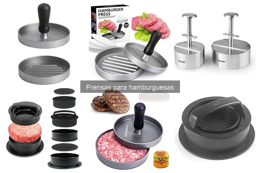 Cómo usar correctamente una prensa para hamburguesas