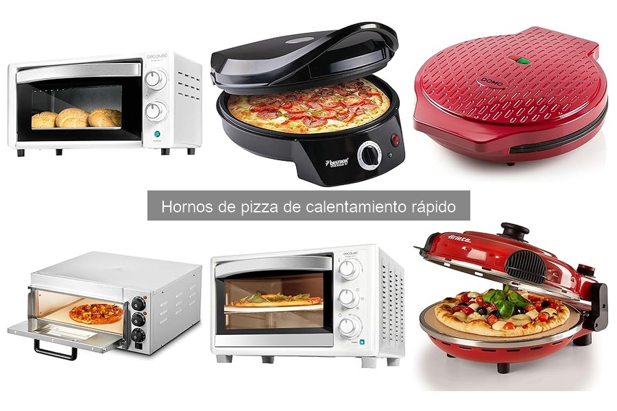 Cómo usar un horno de pizza de calentamiento rápido