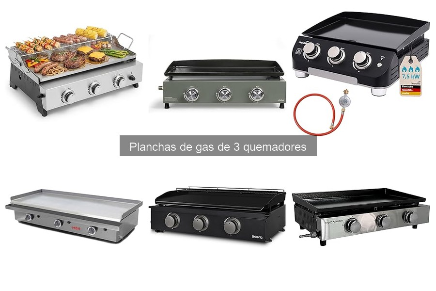 Cómo usar una plancha de gas de 3 quemadores eficazmente