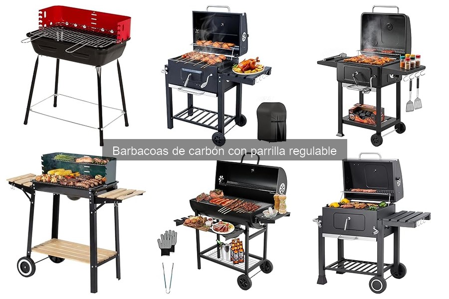 Cómo utilizar la parrilla regulable en barbacoas de carbón