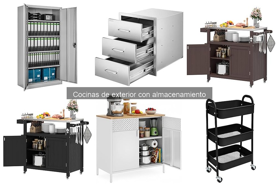 Comparativa Cocinas de Exterior: ¿Con o Sin Almacenamiento?