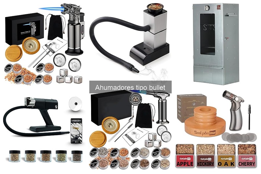 Comparativa de ahumadores tipo bullet vs. otros modelos