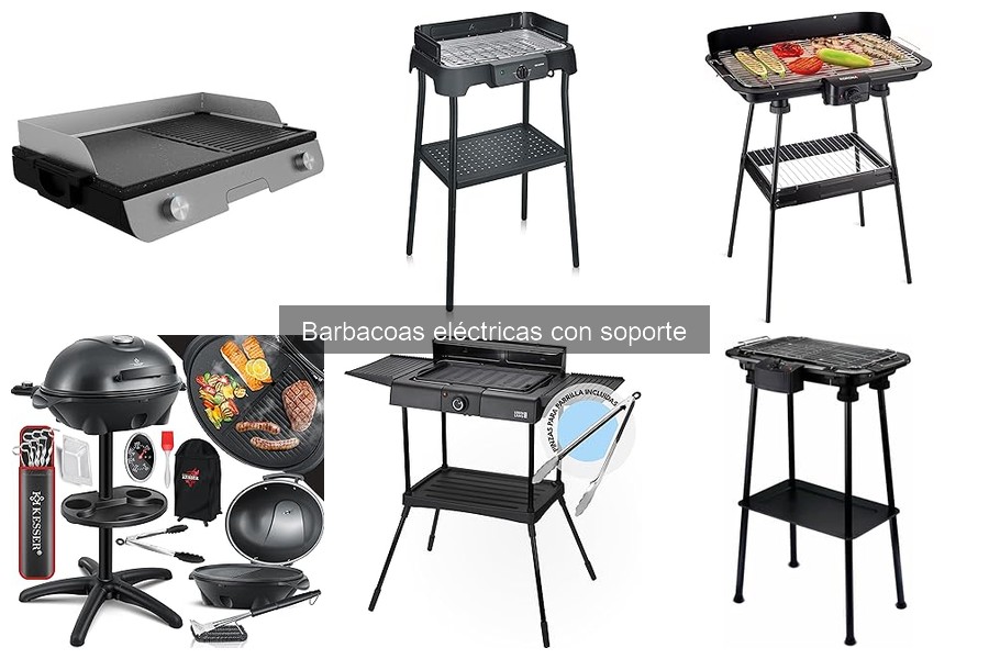 Comparativa de Barbacoas Eléctricas con Soporte 2023