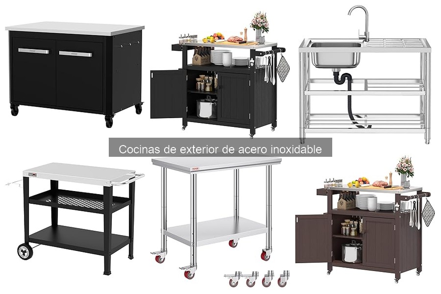 Comparativa de Cocinas de Exterior de Acero Inoxidable