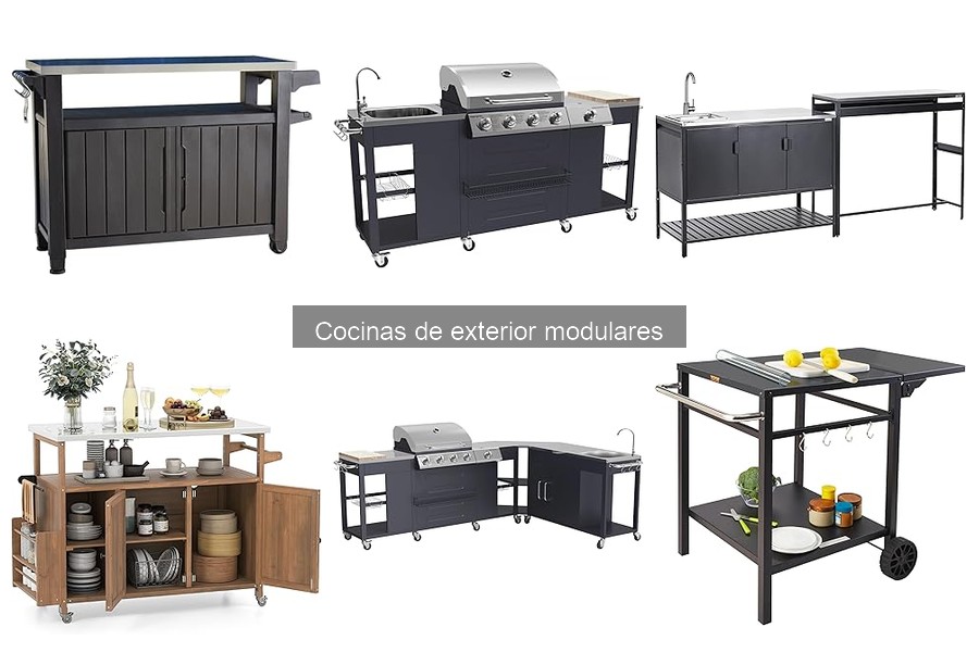 Comparativa de Cocinas de Exterior Modulares y Fijas