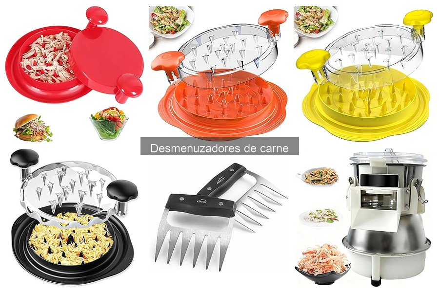 Comparativa de desmenuzadores manuales y eléctricos de carne