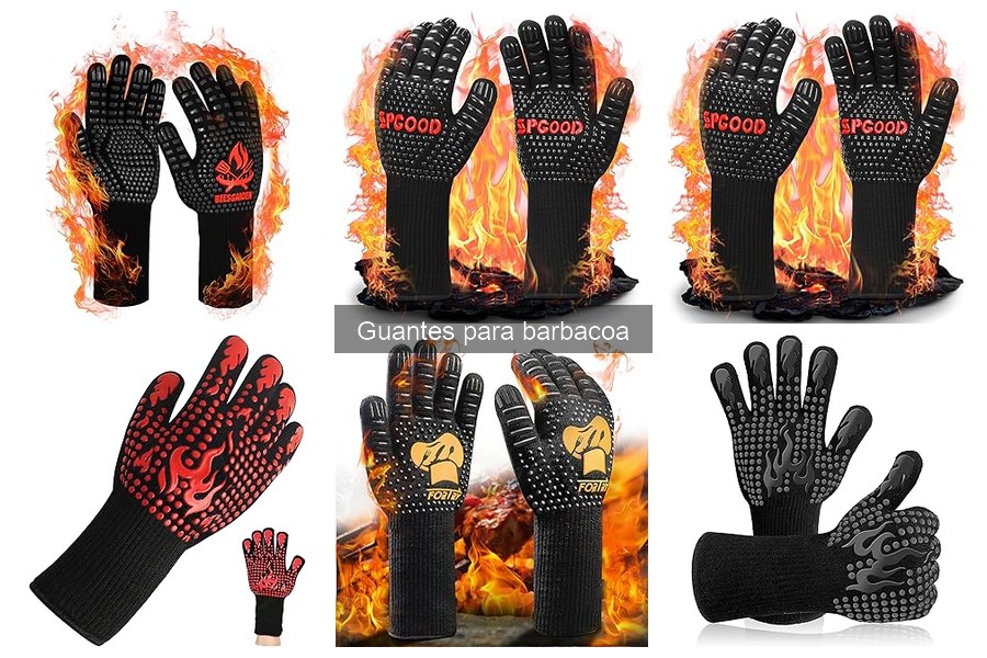 Comparativa de guantes para barbacoa: silicona vs. cuero