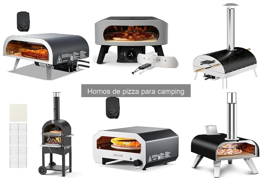 Comparativa de hornos de pizza de gas y leña para camping