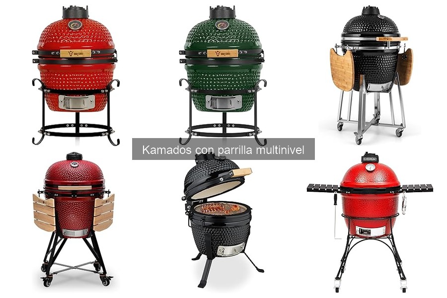 Comparativa de Kamados Multinivel: Relaxdays, Klarstein y BBQ-Toro