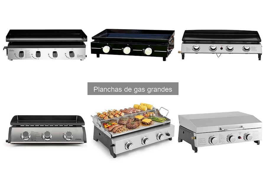 Comparativa de las Mejores Planchas de Gas Grandes 2023