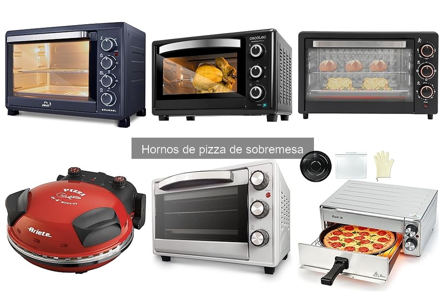 Comparativa de los mejores hornos de pizza de sobremesa