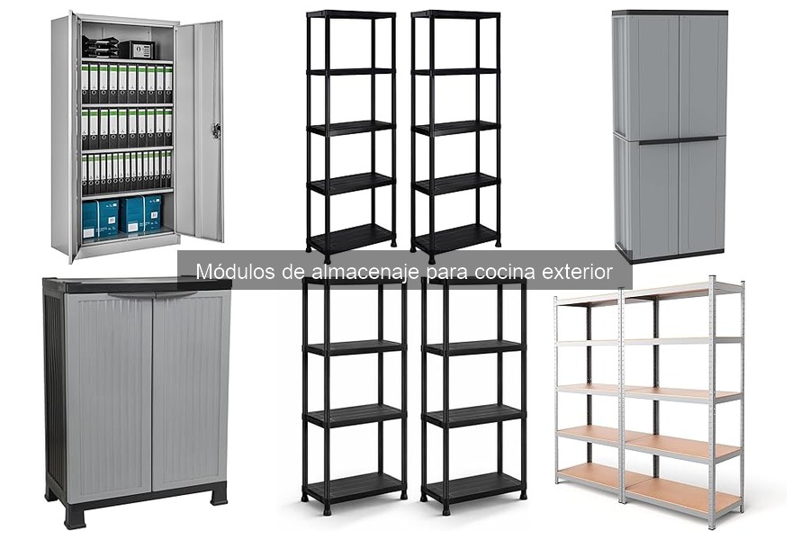 Comparativa de materiales para módulos de almacenaje exterior